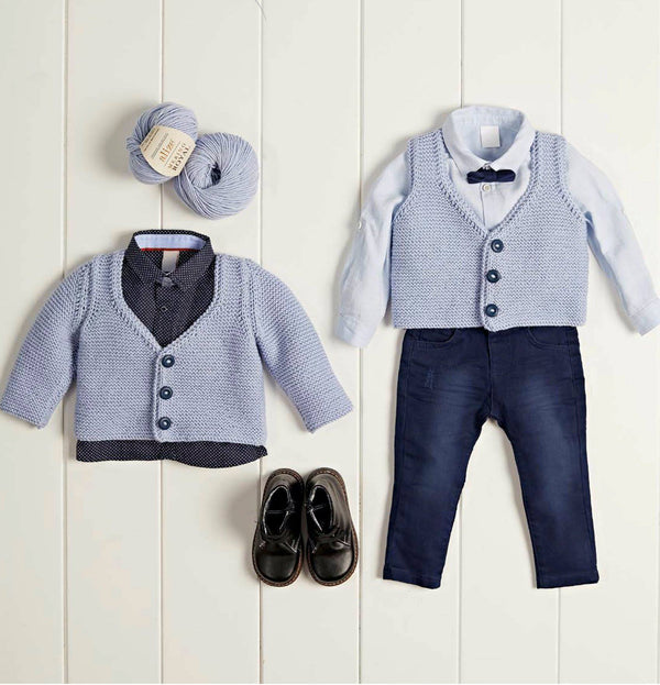 Modèle de gilet et de veste pour bébé