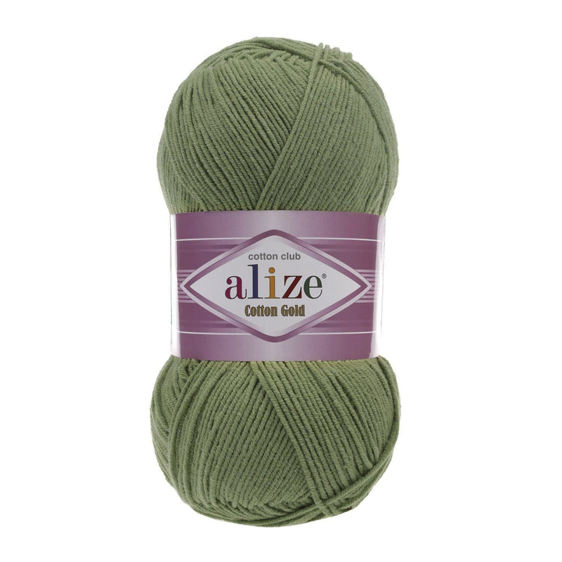 Alize coton or Alize coton or / vert (485) 